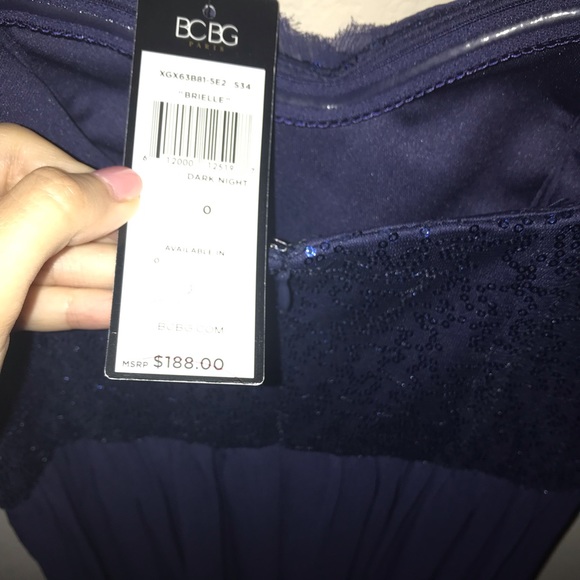 Navy blue bcbg gown - Picture 8 of 8